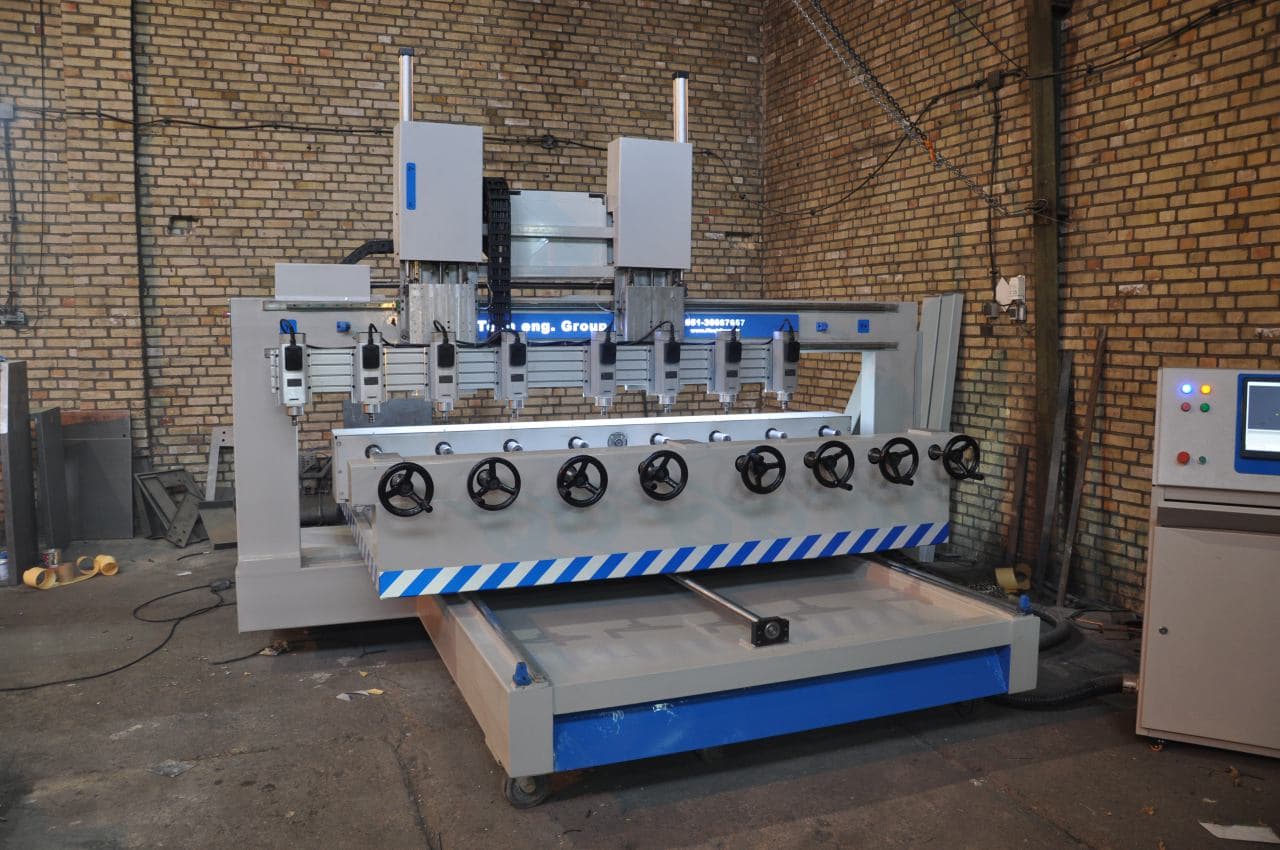 دستگاه CNC منبت ۸ کله