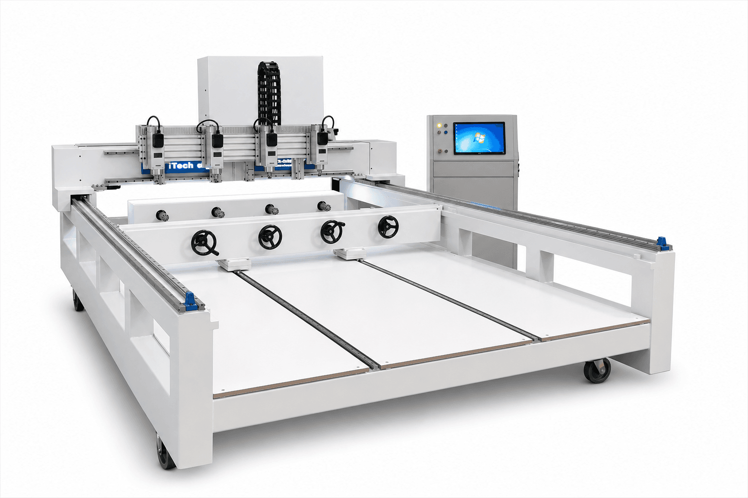 دستگاه CNC منبت ۴ کله روتاری